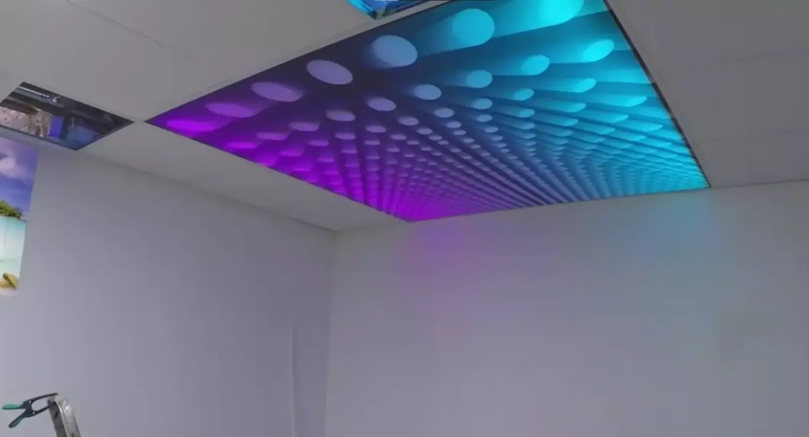 3D натяжной потолок для офиса — Новосибирск, Петухова, 12в, фото 3